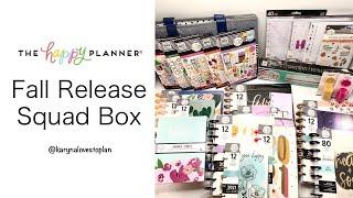 The Happy Planner® Fall New Arrivals Squad Box Unboxing!