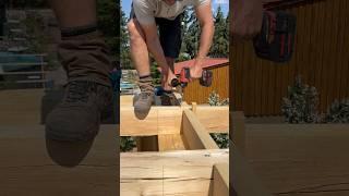 Mafell A18 and 8x340 #woodworking #mafell #howto #diy #shorts #hecoschrauben #carpenter #selfmade