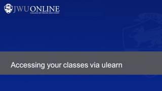 Accessing Your Classes Via ulearn