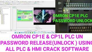 OMRON CP1E & CP1L PLC UN PASSWORD RELEASE ( UNLOCK ), USING ALL PLC & HMI CRACK SOFTWARE