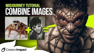 MIDJOURNEY TUTORIAL: Combine Images into AI Art in Midjourney V4