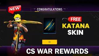 FREE Katana Skin Permanent in Free Fire | CS Guild War Season Rewards Free Fire