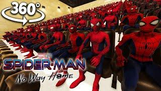 Spider-Man watching Spider-Man No Way Home 360/VR Experience