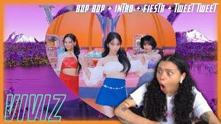 VIVIZ 'BOP BOP' MV + 'Beam Of Prism' First Listen (Part 1) Intro/Fiesta/Tweet Tweet | REACTION!