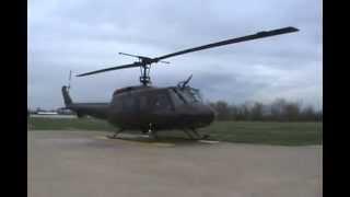 Bell UH-1 Huey Helicopter Start-up