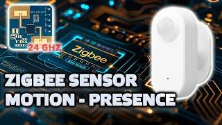 Zigbee motion, light and presence sensor with 24 GHz radar HLK-LD2410S