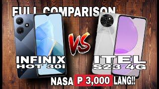 INFINIX HOT 30I VS ITEL S23 4G - FULL COMPARISON | CAMERA | STORAGE | PERFORMANCE | PRICE