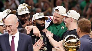 Jaylen Brown wins Finals MVP and Jayson Tatum shows love and supportive of it