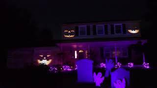 Halloween House Projection Mapping (Silly Pumpkins)