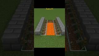 Minecraft Automatic Lava Bridge #minecraft #shorts