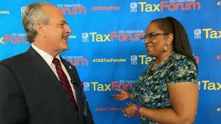 2023 IRS Tax Forums interviews by Tax Talk Today's Moderator Alan Pinck