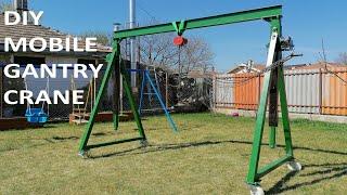 Homemade mobile gantry crane