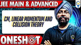 One Shot: Center of Mass, Linear Momentum, Collision Theory | JEE Main & advanced | #jee #jeemains