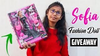 *GIVEAWAY* Barbie Sofia Doll Unboxing | Barbie Doll Set For Kids | Fashion Dolls Barbie