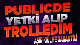 DİSCORD PUBLİC TROLLERİ PUBLİCDE YETKİ ALIP TROLLEDİM [AŞIRI GÜLME GARANTİLİ] DİSCORD TROLL