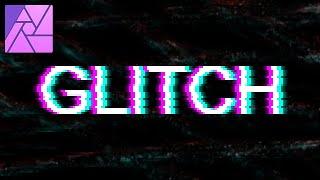 How to Create Glitch Text Effect - Affinity Photo Tutorial