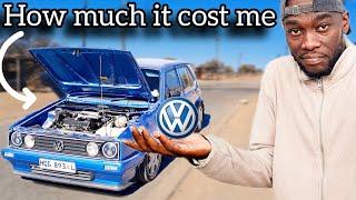 REBUILDING A CITI GOLF MK1 ENGINE COST /NEW MODS