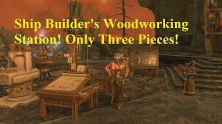 ESO Shipbuilder's Woodworking Station  Only Three Pieces