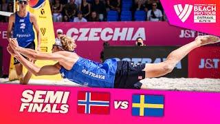 Mol, A./Sørum, C. vs. Åhman/Hellvig - Semi Final Highlights | Ostrava 2024 #BeachProTour