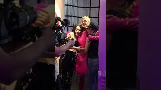 Katy Perry and Miley Cyrus Backstage NYC