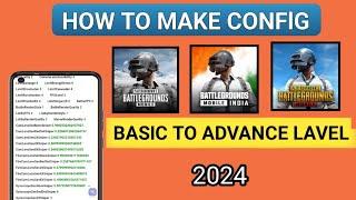 How To Make Your Own Config PUBG 2024 || From Basic To Advance || Config Banana Sekhein