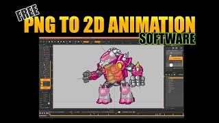 Best free 2d animation software with fast bone rigging. Png to Animation in minutes.
