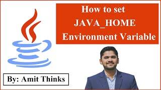 How to set JAVA HOME Environment variable in Windows 10