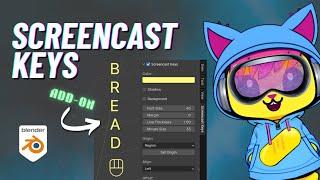 How to Add Screencast Keys Addon to Blender 4.0