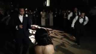 Groomsmen Wedding Surprise Dance with special little guest