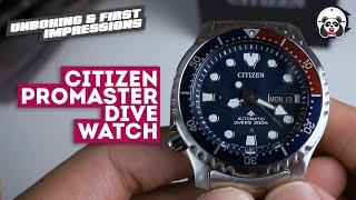 Perfect Starter Dive Watch - Citizen Promaster Automatic Diver Pepsi - Unboxing & First Impression