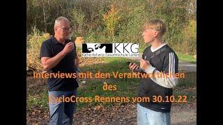 KKG Lünen - CycloCross Rennen 30.10.22 - Verantwortlichen-Interviews