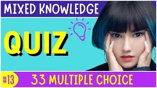 ⭐33 Mixed Knowledge Trivia Questions | General Knowledge | Pub Quiz