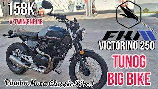Pinaka Murang Classic Bike 250cc  - V-Twin Engine - TUNOG BIGBIke - FKM Victorino 250 - 158k