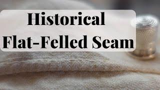 Hand Sew A Backstitched Flat-Felled Seam (RIGHT HANDED)