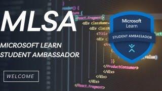 Microsoft Learn Student Ambassador 2023| Video | WELCOME | Poulav Bhowmick| MLSA