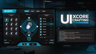Fivem | Ui Custom | Xcore  Crafting - Reaw Studio [Preview]