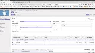 Odoo v10 Vendor Prepayment Invoice