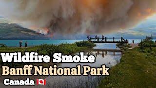 Alberta Wildfire | Wildfire smoke in Banff National Park on July 2024 #Alberta #Canada #wildfire