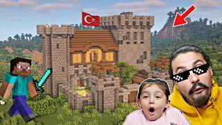 DEV ÇİFTLİK VE DEV KALEMİZİ GEZİYORUZ  MİNECRAFT 32.BÖLÜM