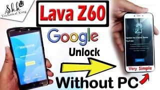 Lava Z60 Google Account Bypass  Percent without Computer. so simple tricks. #LavaZ60GoogleUnlock