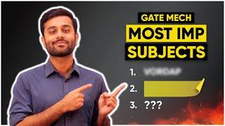3 Most Important Subjects for GATE Mechanical (it is not what you think)