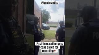 ￼ first amendment epic fail: ￼ cops called on auditor for exercising first amendment right‼️ #foryou