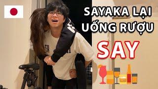 Sayaka lại SAY và bắt mình BẾ về nhà | Cặp Đôi Việt - Nhật