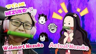 I'm Walmart Nezuko - Demon Soul Sim Roleplay with My Cousins - (Not Really A Roleplay lol)