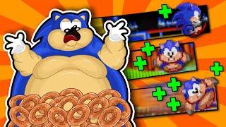 Sonic 2 XL, but the Rings Make him FASTER AND FATTER?! [PART 2] (Hilarious Sonic 2 Rom Hack)