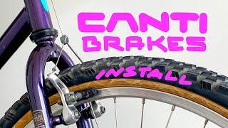 how to: install cantilever brakes quick & easy