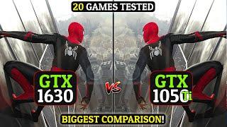 GTX 1630 vs GTX 1050 Ti | Biggest Comparison