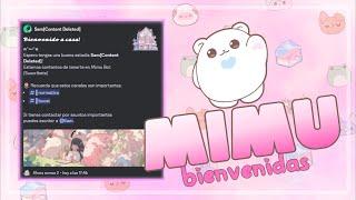 Cómo HACER BIENVENIDAS con MIMU | Tutorial Mimu Bot 2024