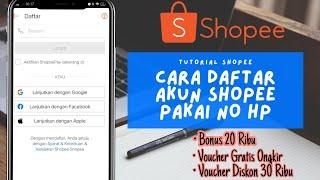 CARA DAFTAR AKUN SHOPEE PAKAI NOMOR HP TERBARU