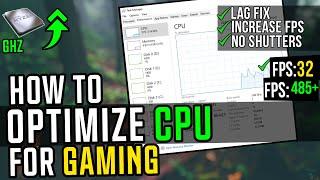 How To Optimize CPU/Processor For Gaming - Boost FPS & Fix Shutters (2023)